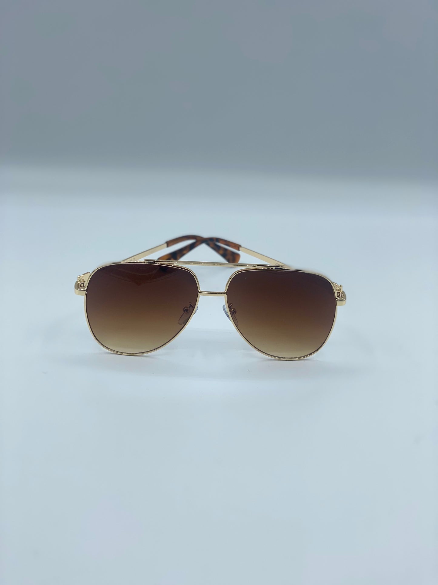 Aviator Gold Metal Frame Tinted Lens