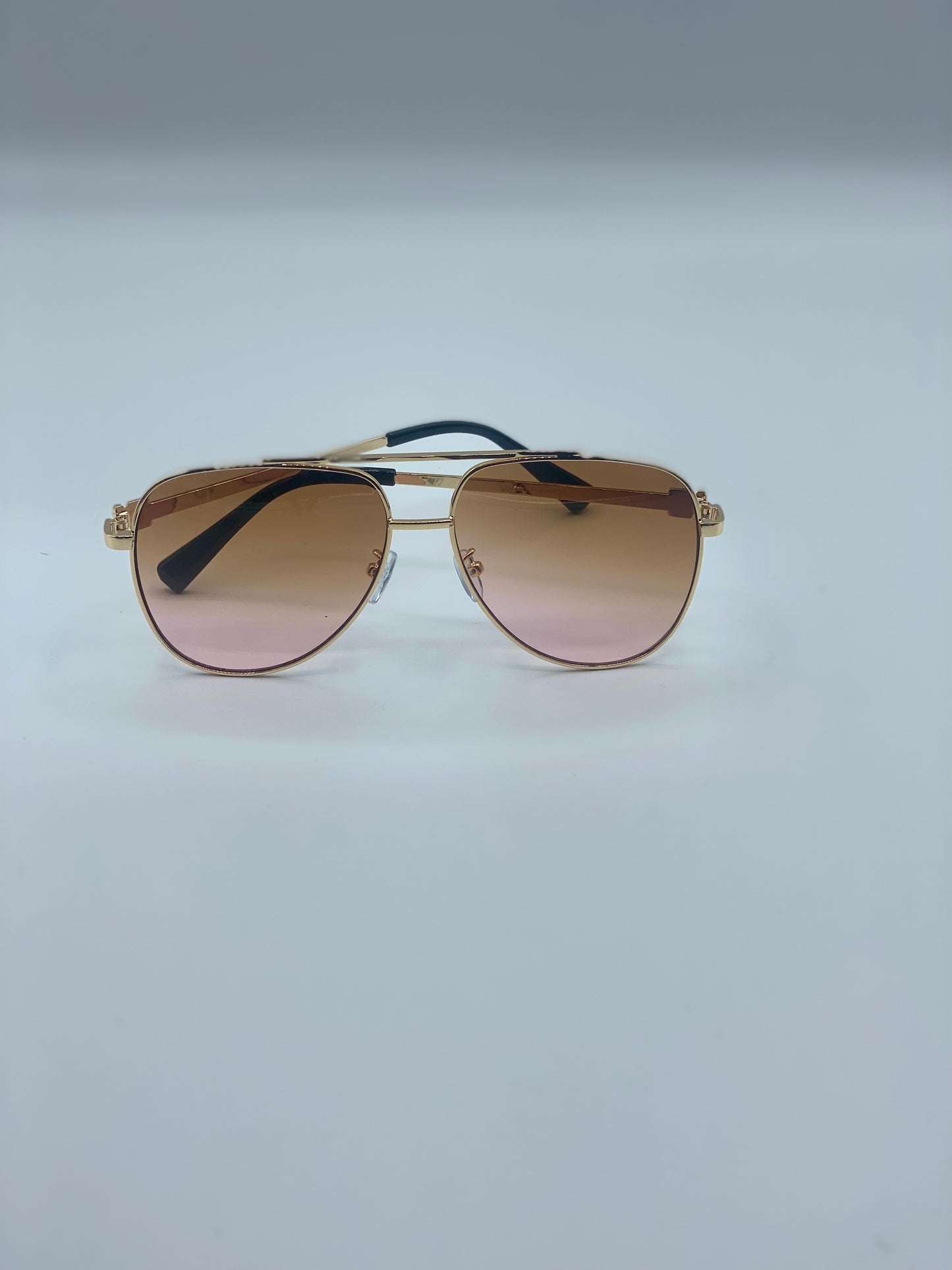 Aviator Gold Metal Frame Tinted Lens