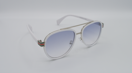 Stylish Framed Sunglasses with Light Tinted Lens